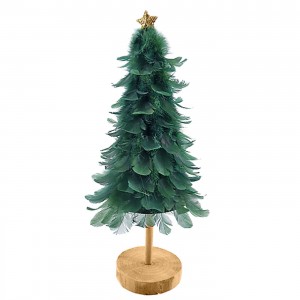 Δέντρο Επιτραπέζιο με Φτερά & Πούπουλα Πράσινο 33x ø12cm Xmasfest 1133907 Δέντρο Επιτραπέζιο με Φτερά & Πούπουλα Πράσινο 33x ø12cm Xmasfest 1133907