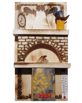 Ημερολόγιο Τζάκι 20x10cm Xmasfest 113442