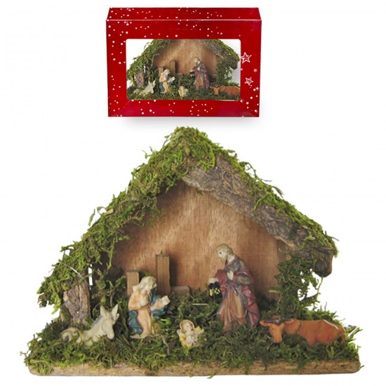 ΦΑΤΝΗ ΞΥΛΙΝΗ ΜΕΣΑΙΑ 22x15cm Xmasfest 113517