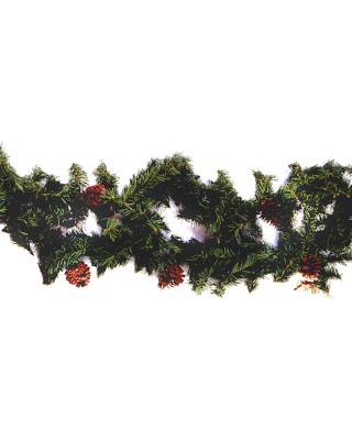 Γιρλάντα Κουκουνάρι Σκληρή ø:20cm Y:2,7m Xmasfest 113677