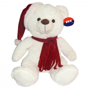 Αρκουδάκι xmas με κασκόλ 30cm Xmasfest 113868