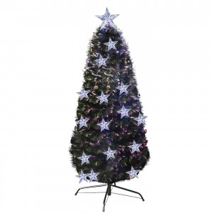 Δέντρο Πράσινο Οπτικές Ίνες & LED 120cm Xmasfest 113900