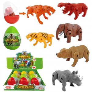 Αυγό με Ζωάκι της Ζούγκλας Αυγό=11x9cm Homie 116927